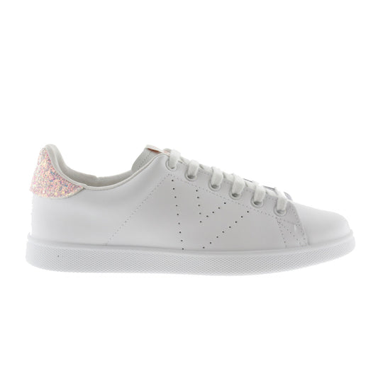 Victoria LEATHER &amp; GLITTER CURRANT TENNIS