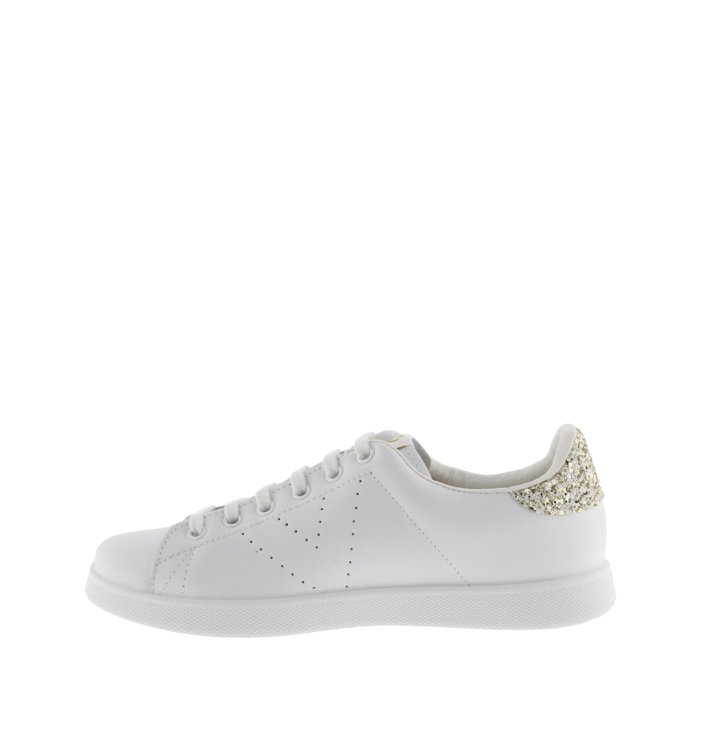 Victoria Leather &amp; Glitter Cava Tennis Shoes