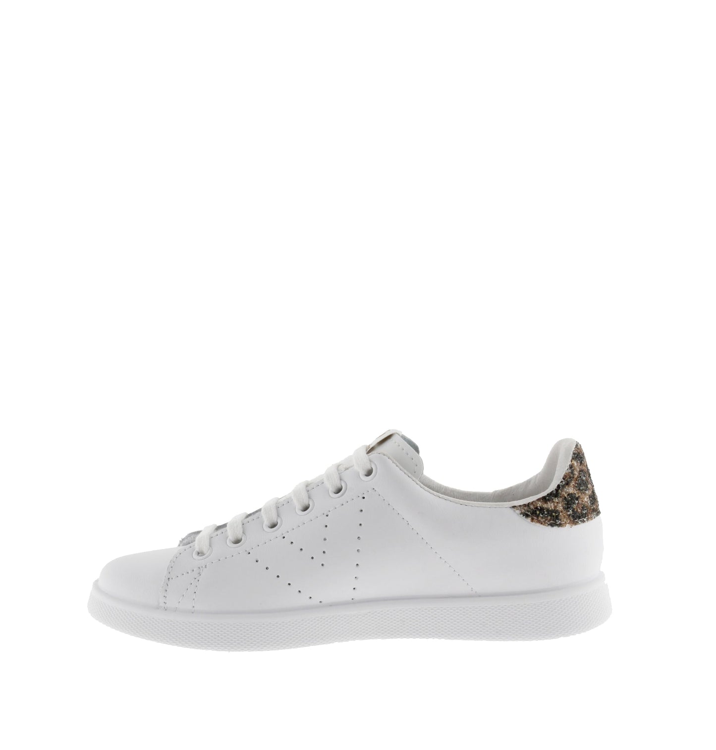 Victoria LEATHER &amp; GLITTER TAUPE TENNIS