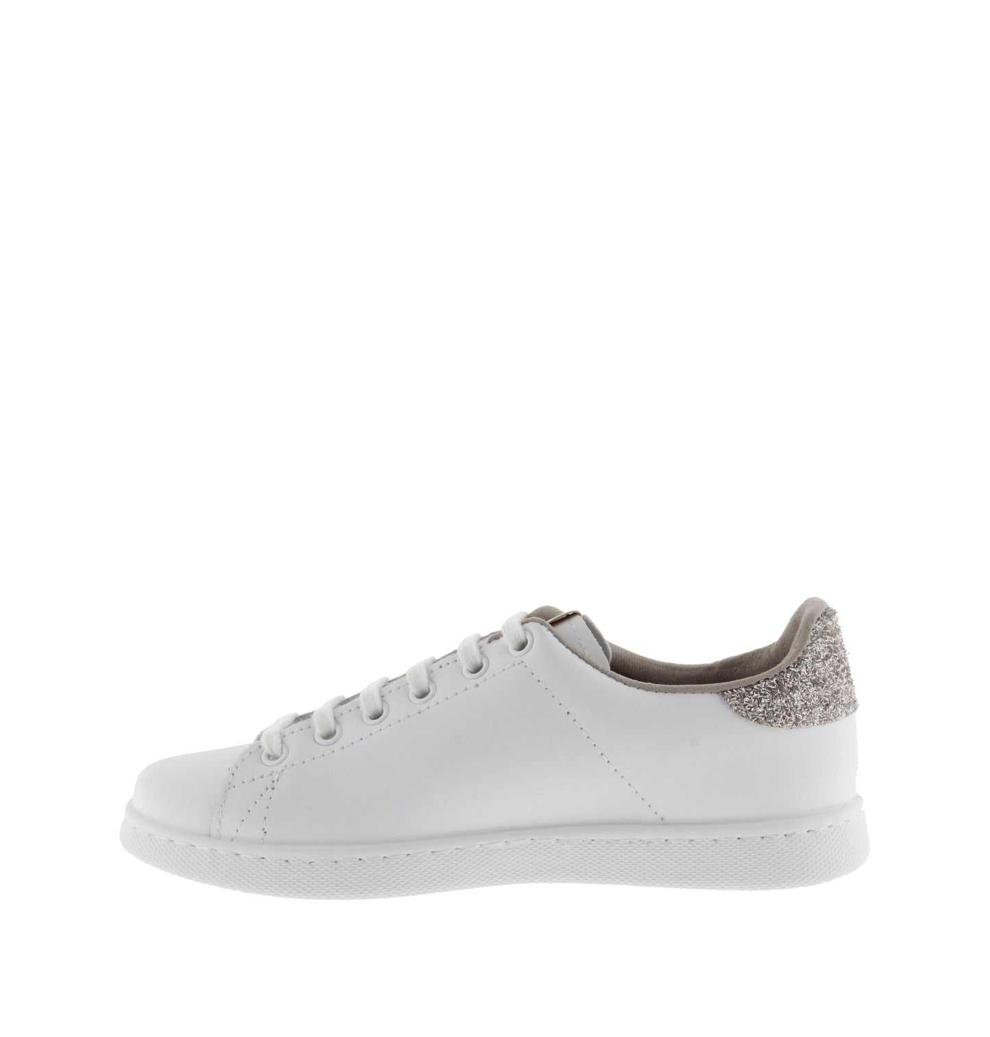 Victoria TENIS PIEL & VIRUTAS GLITTER NUDE