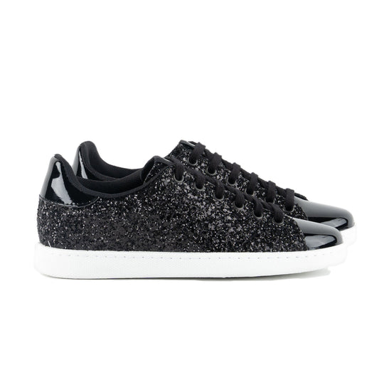 Victoria TENIS GLITTER NEGRO