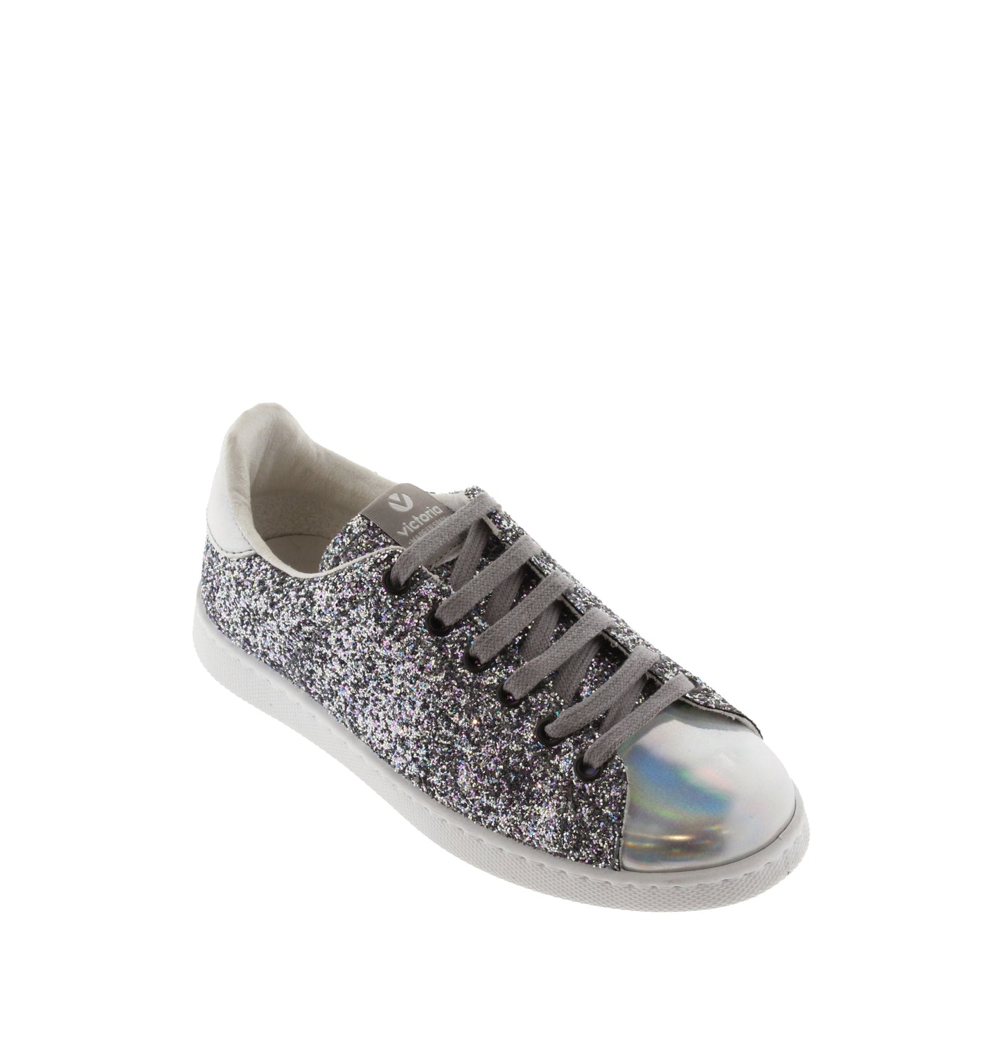 Victoria TENIS GLITTER PLATA
