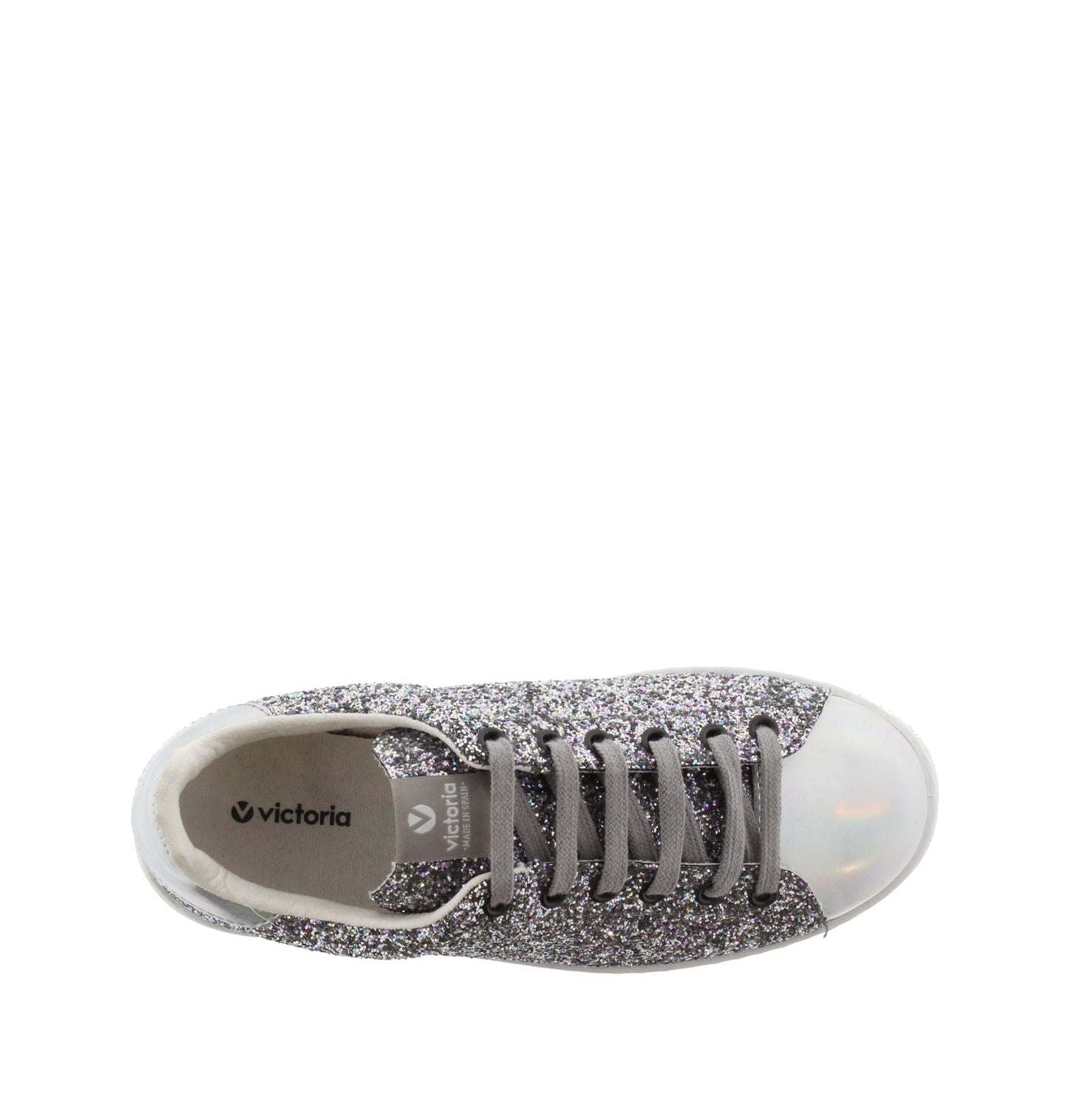 Victoria TENIS GLITTER PLATA