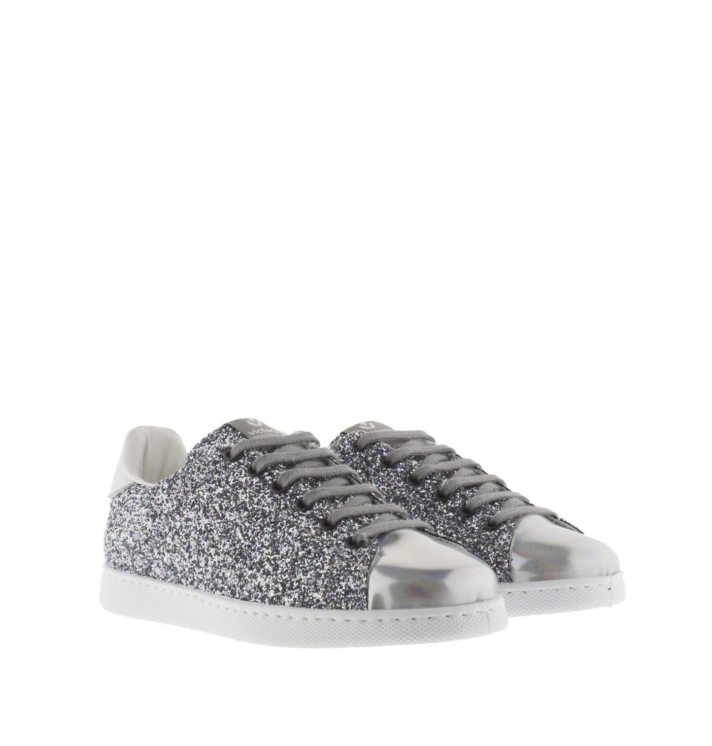 Victoria TENIS GLITTER PLATA