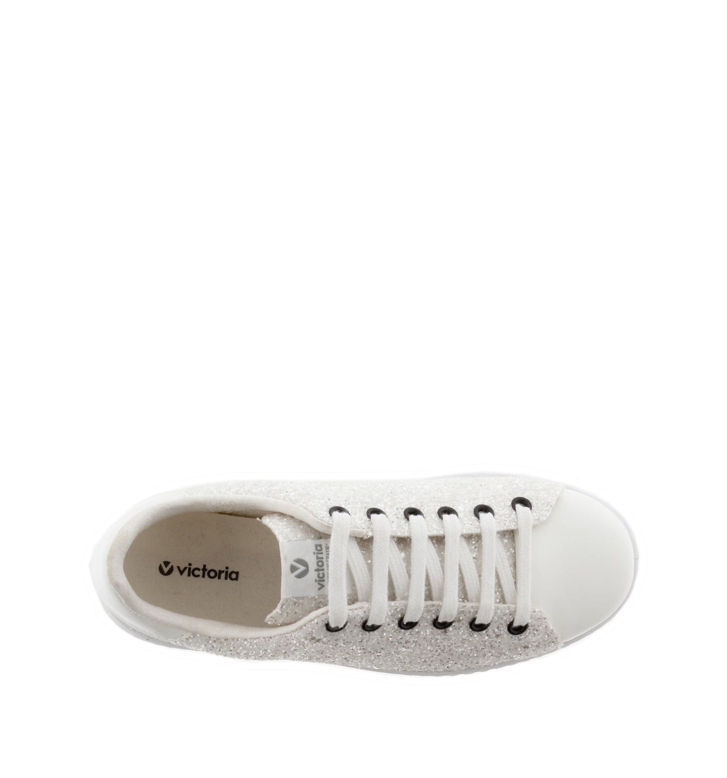 Victoria TENIS GLITTER BLANCO