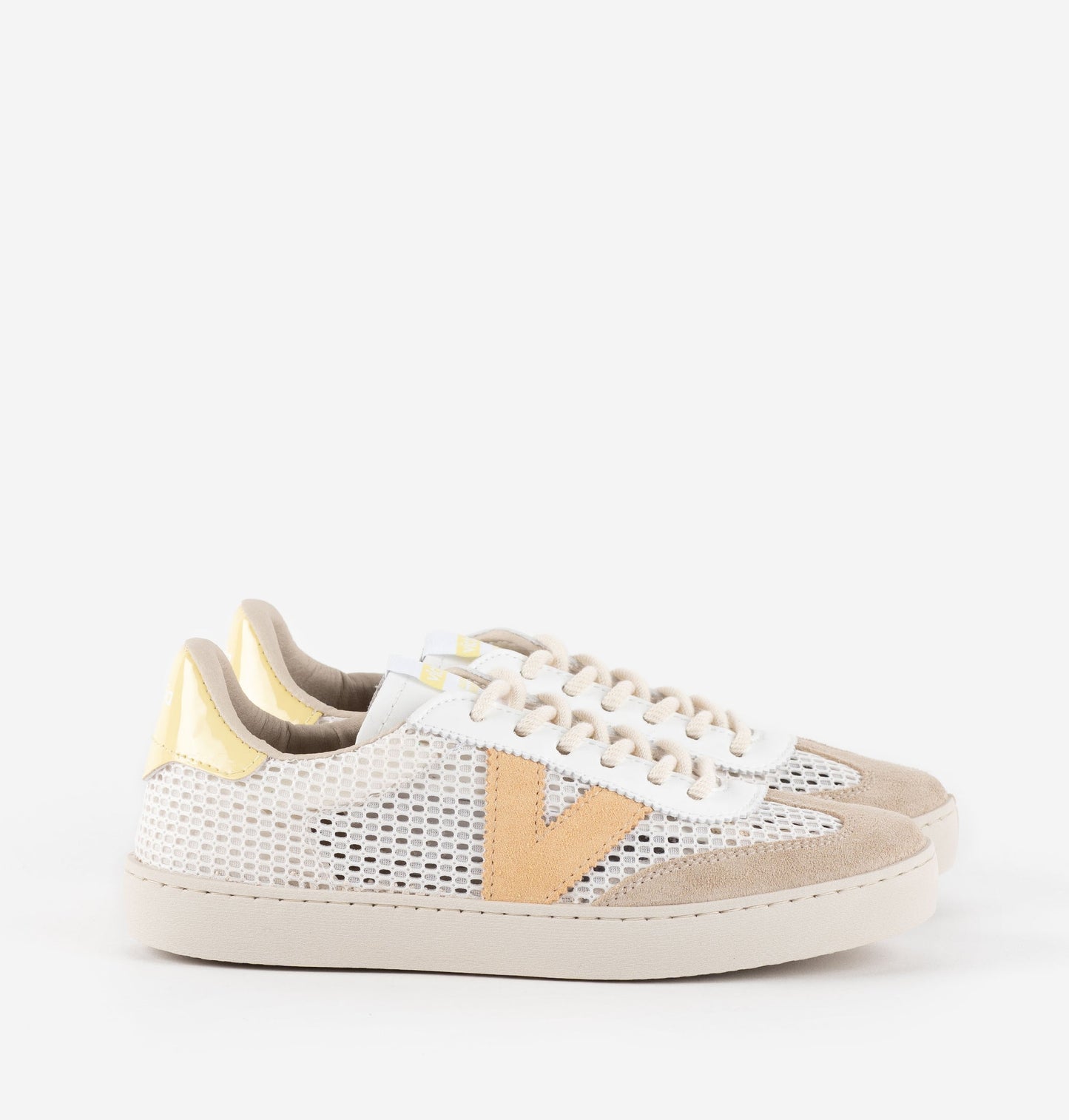 Victoria Berlin Open Grille &amp; Beige Suede