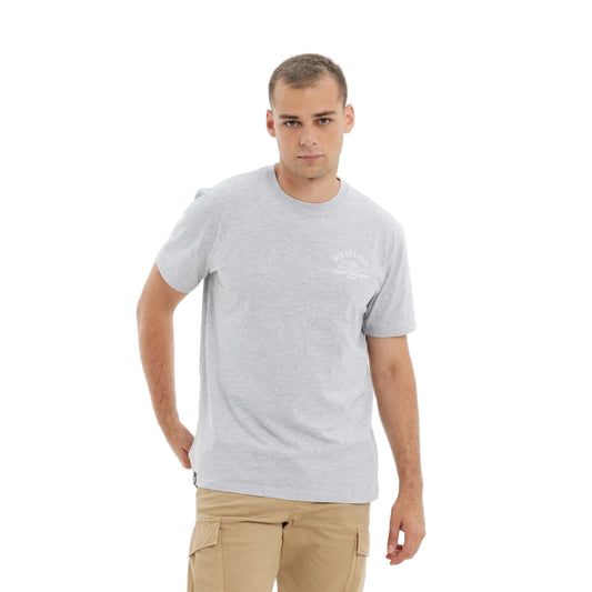 Camiseta MUNICH athleticus vigore de algodón orgánico gris