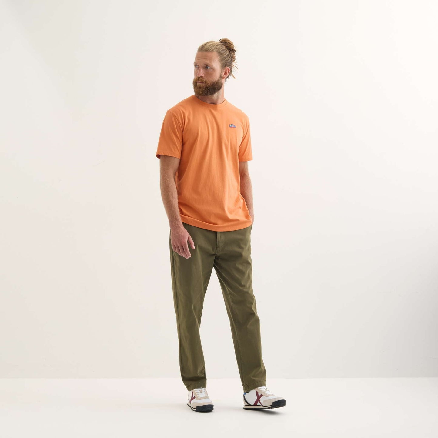 Munich 2507547 Heritage lifestyle hombre de algodón orgánico naranja