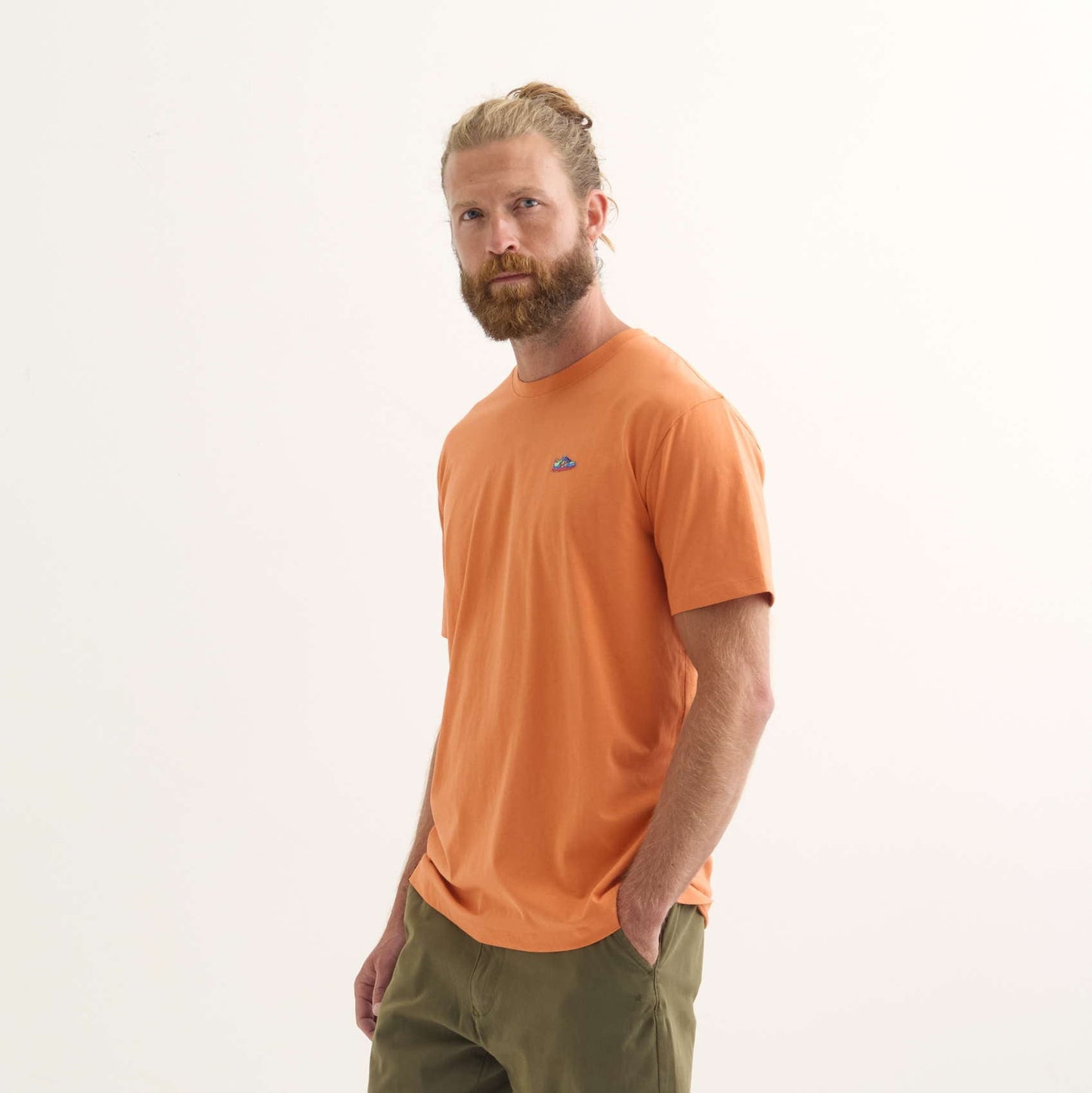 Munich 2507547 Heritage lifestyle hombre de algodón orgánico naranja