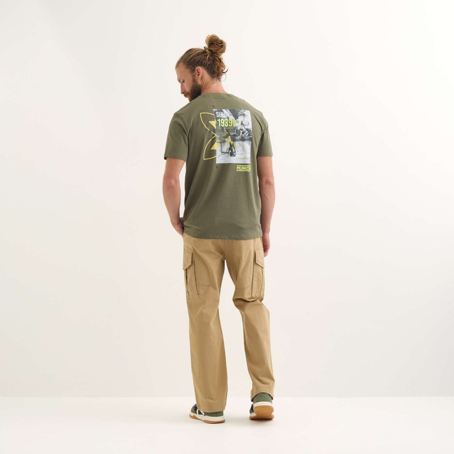 Munich 2507548 Brench lifestyle hombre de algodón orgánico khaki
