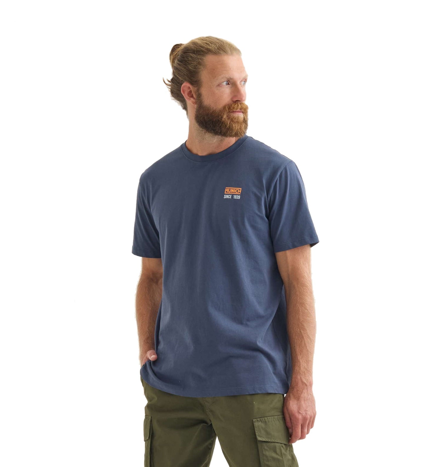 Munich 2507549 Compass lifestyle hombre de algodón orgánico navy