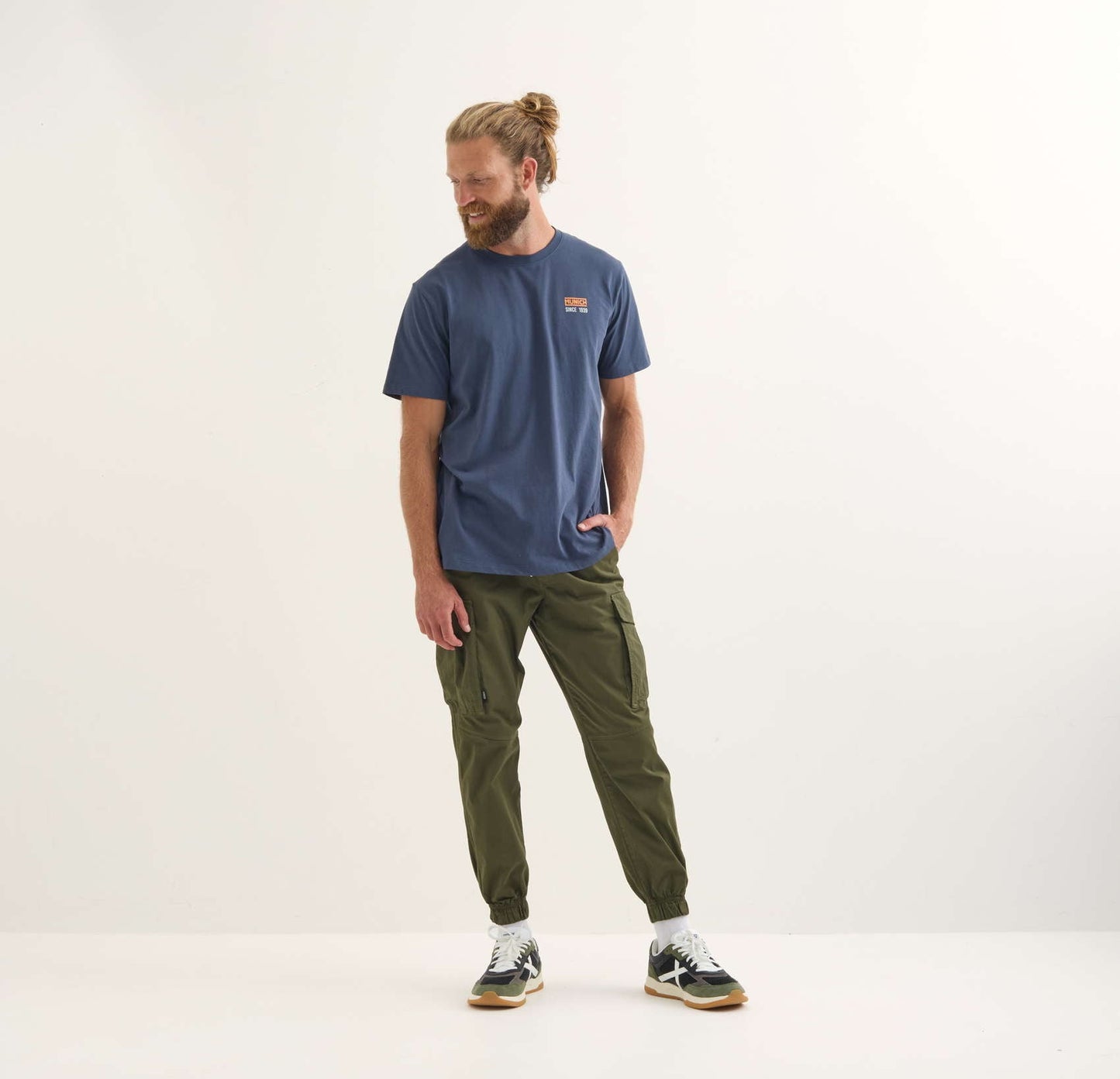 Munich 2507549 Compass lifestyle hombre de algodón orgánico navy