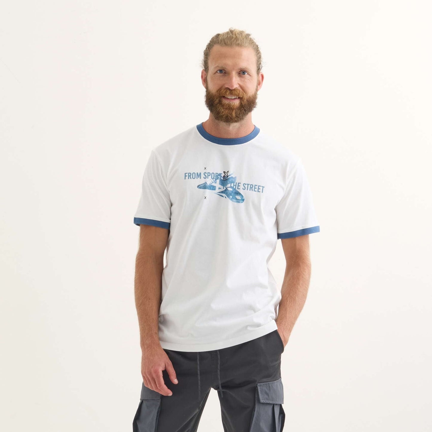 Munich 2507552 Barru lifestyle hombre de algodón orgánico blanco