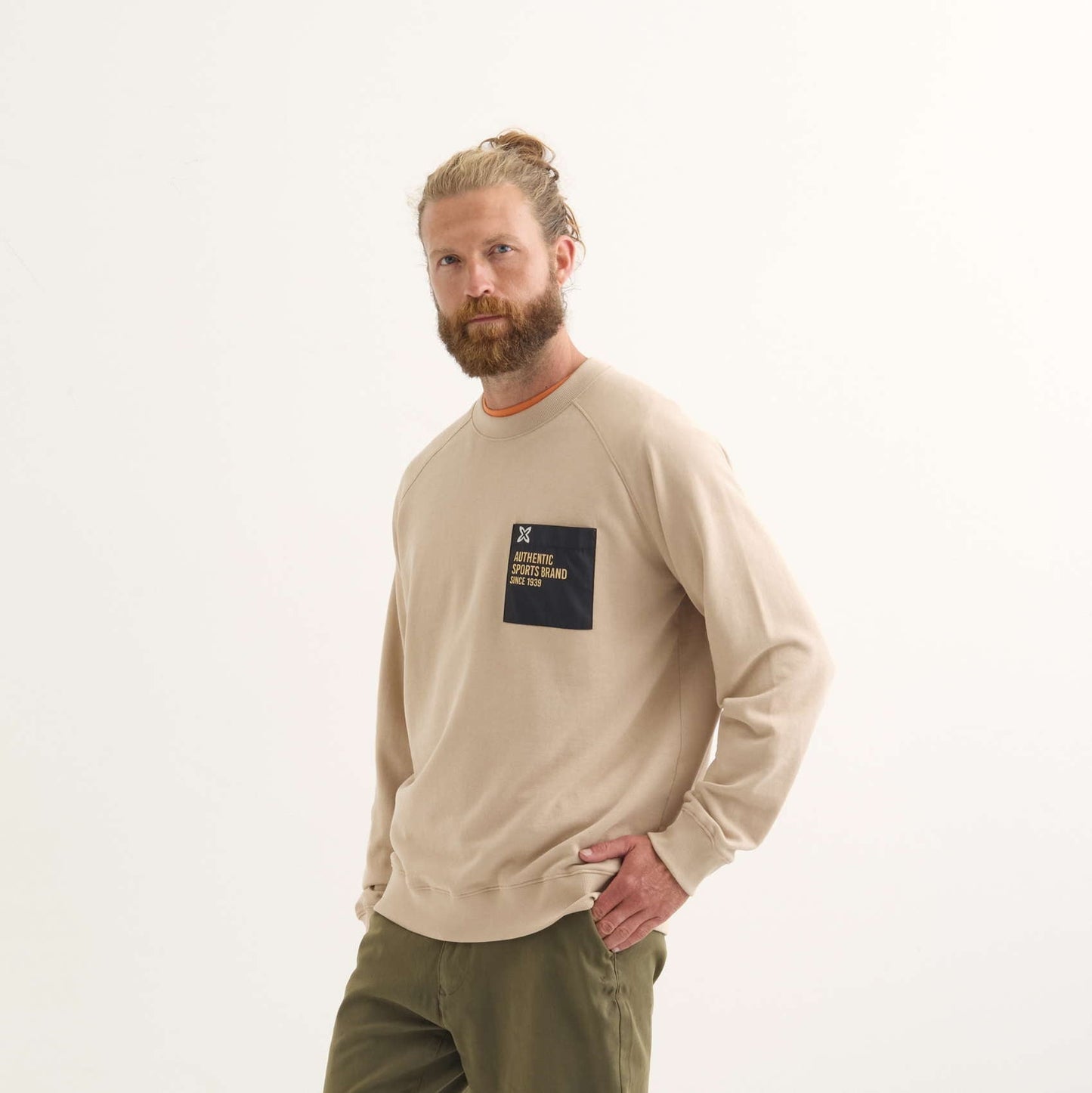 Munich 2507554 Revival lifestyle hombre de algodón orgánico camel