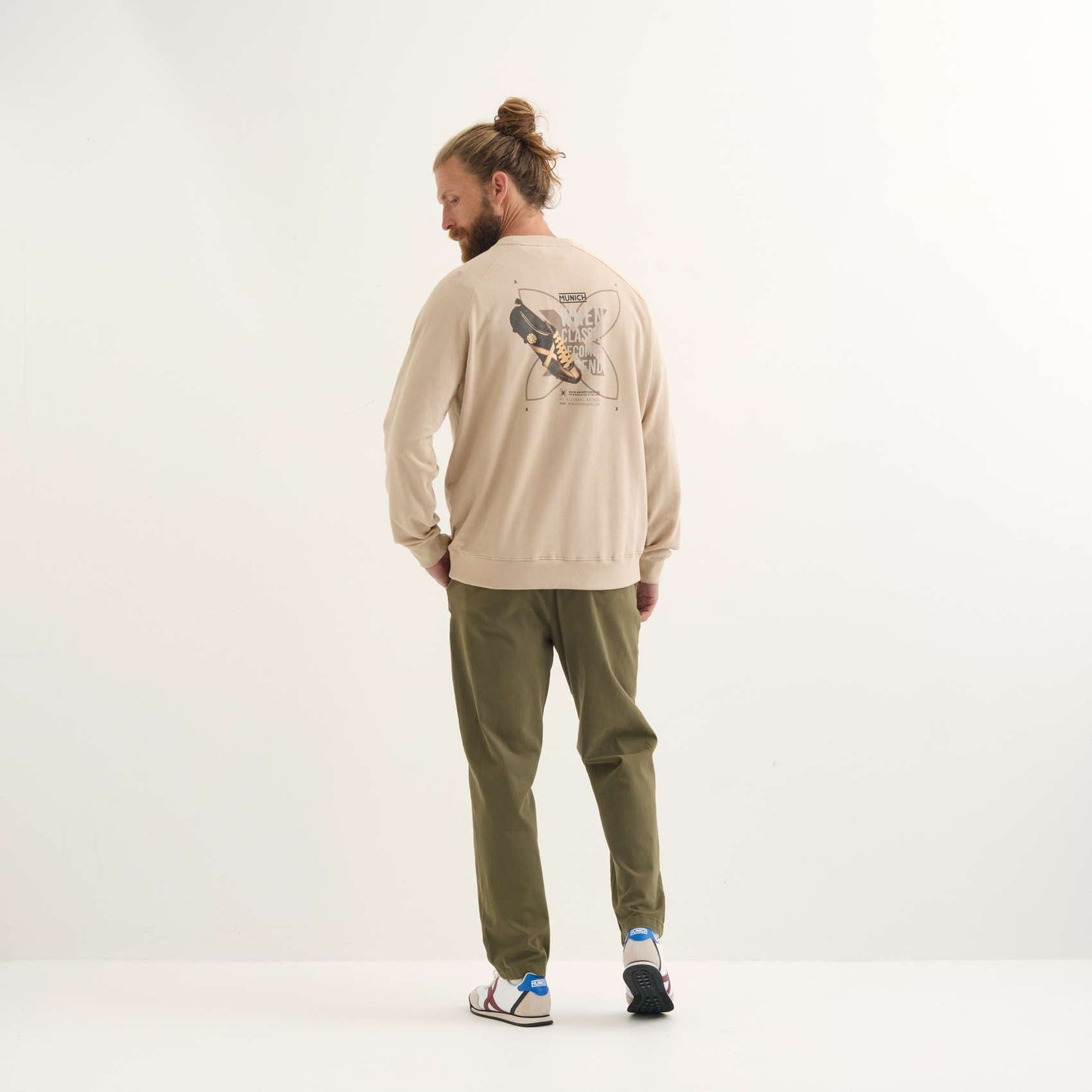 Munich 2507554 Revival lifestyle hombre de algodón orgánico camel