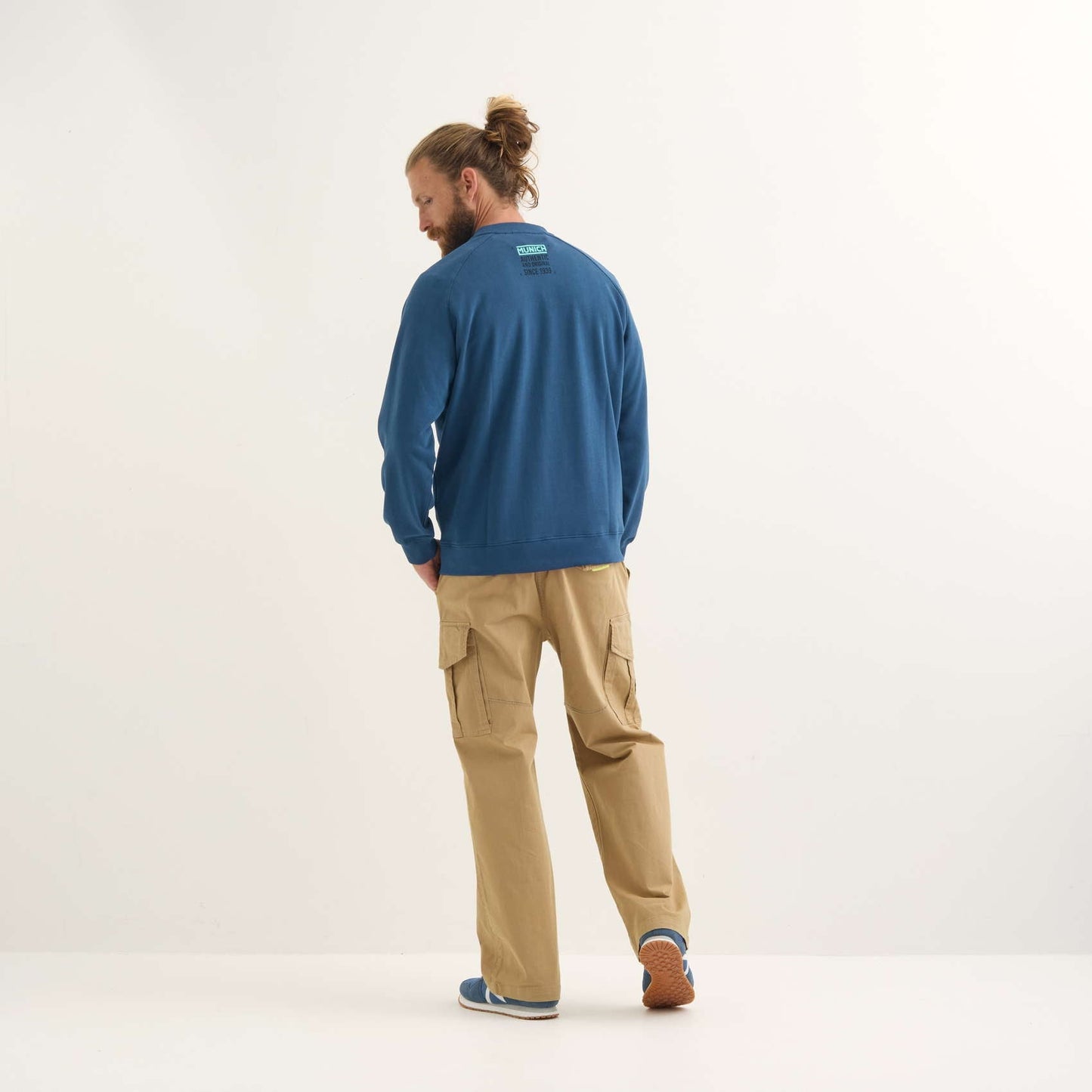 Munich 2507555 Eighties lifestyle hombre de algodón orgánico navy