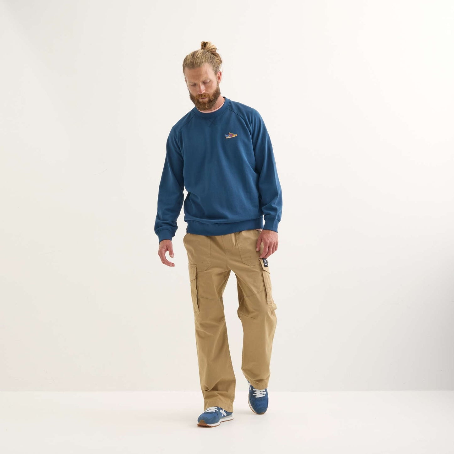 Munich 2507555 Eighties lifestyle hombre de algodón orgánico navy