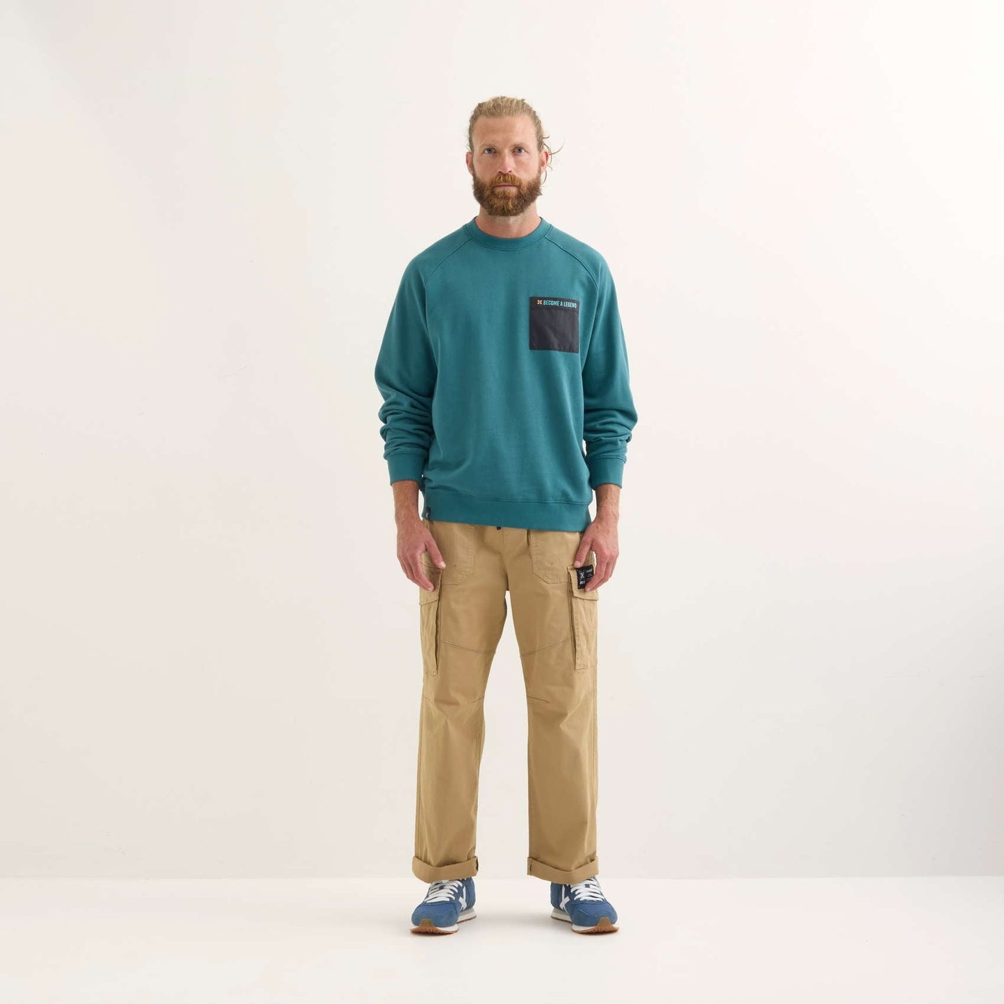 Munich 2507557 Sotil lifestyle hombre de algodón orgánico verde