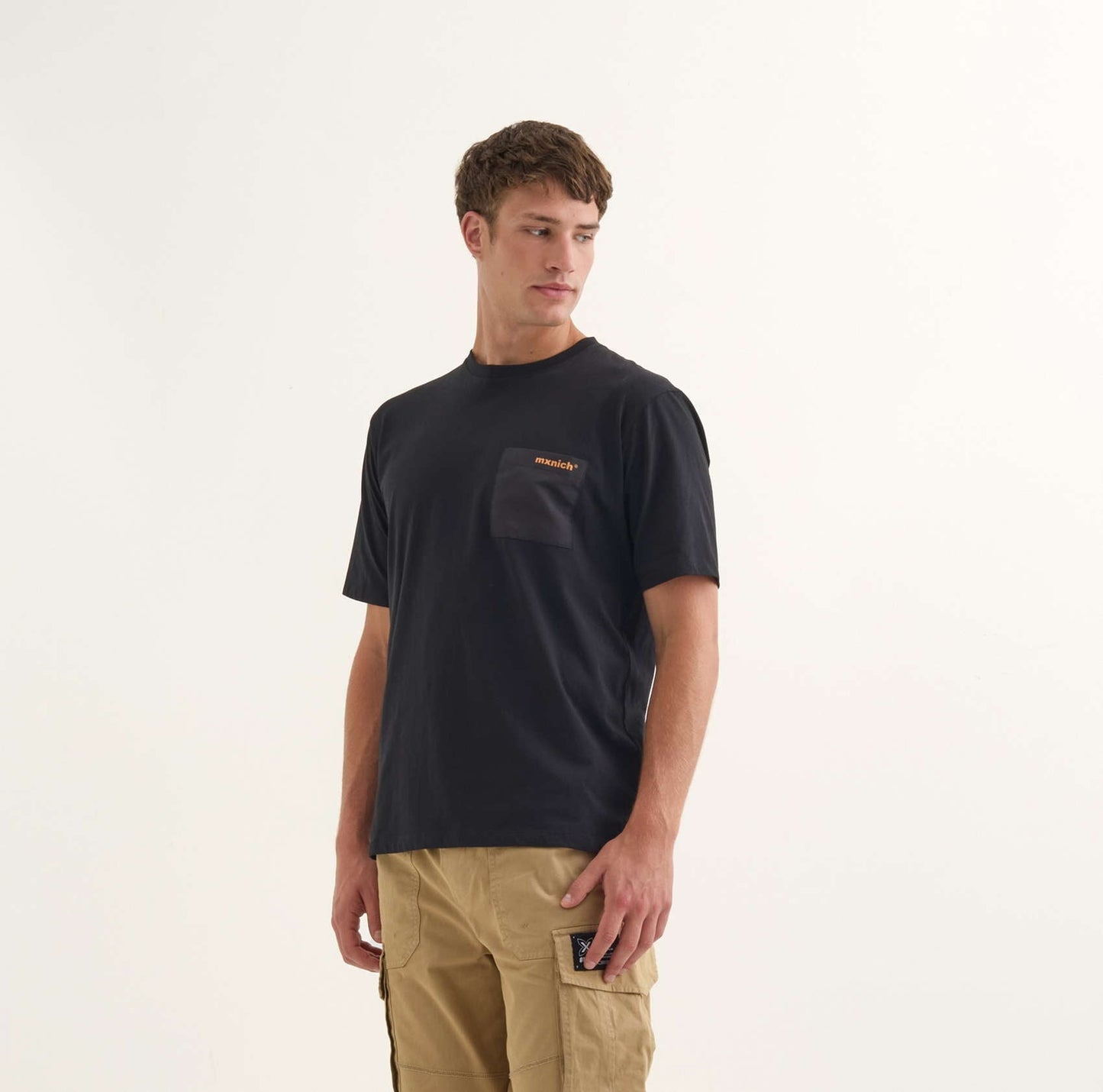 Munich 2507560 Collage streetwear hombre de algodón orgánico negro