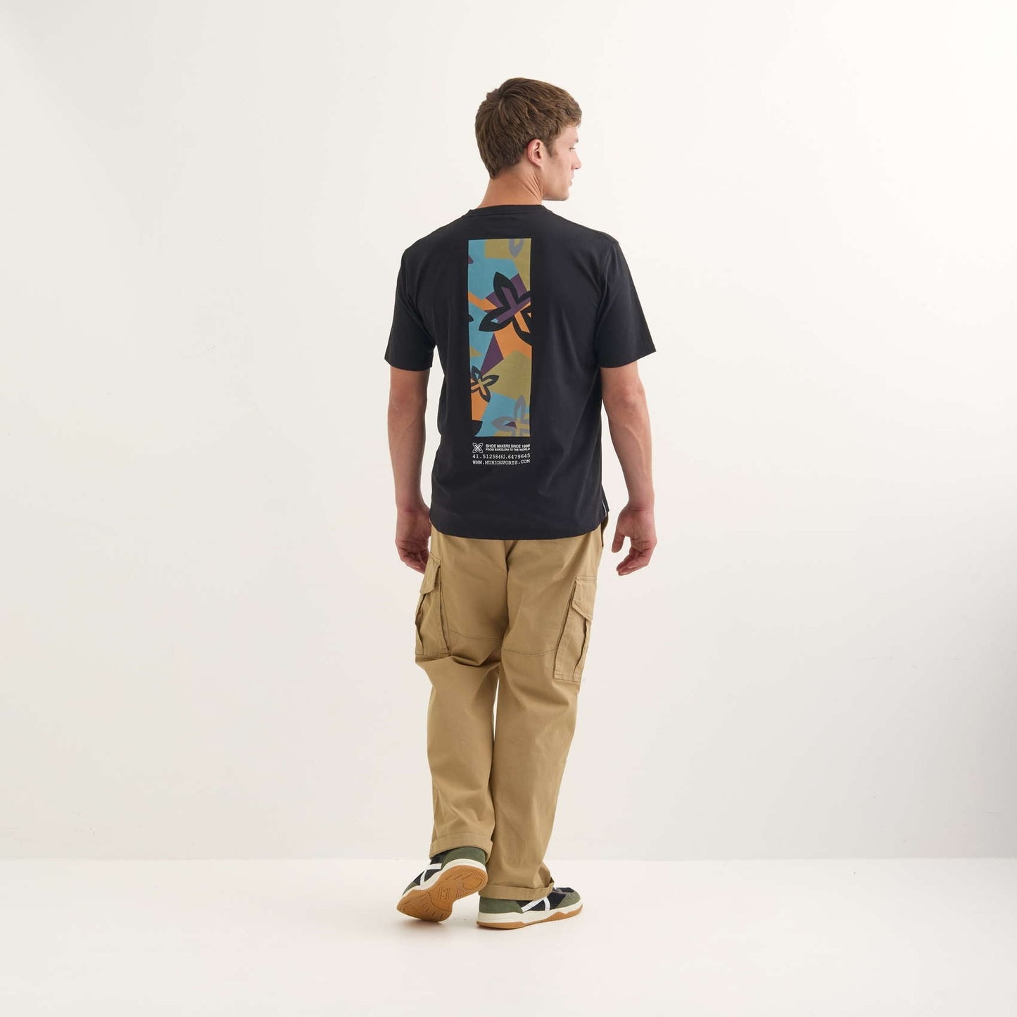 Munich 2507560 Collage streetwear hombre de algodón orgánico negro