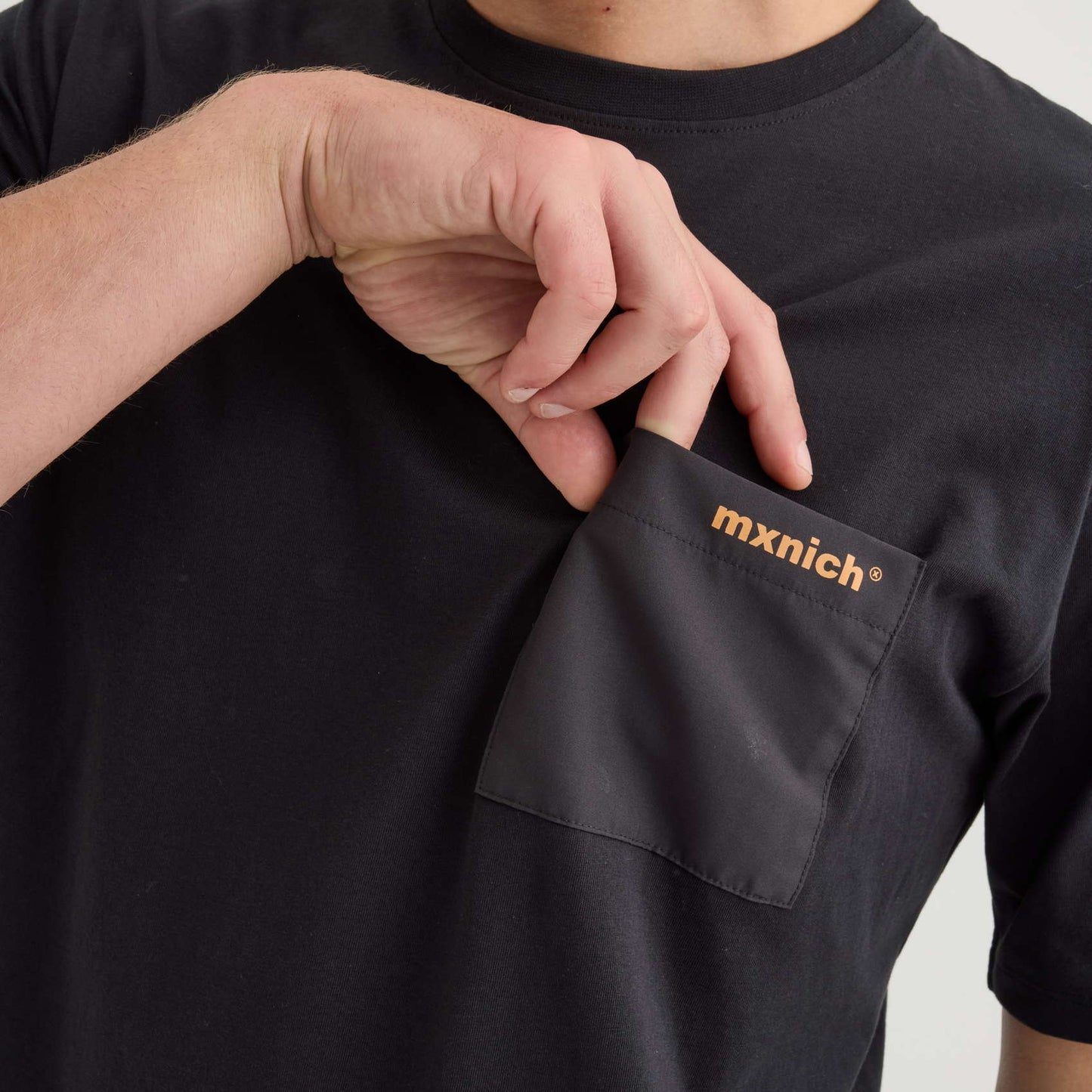 Munich 2507560 Collage streetwear hombre de algodón orgánico negro