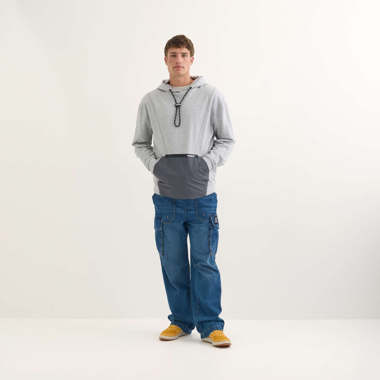 Munich 2507563 Space streetwear hombre de algodón gris