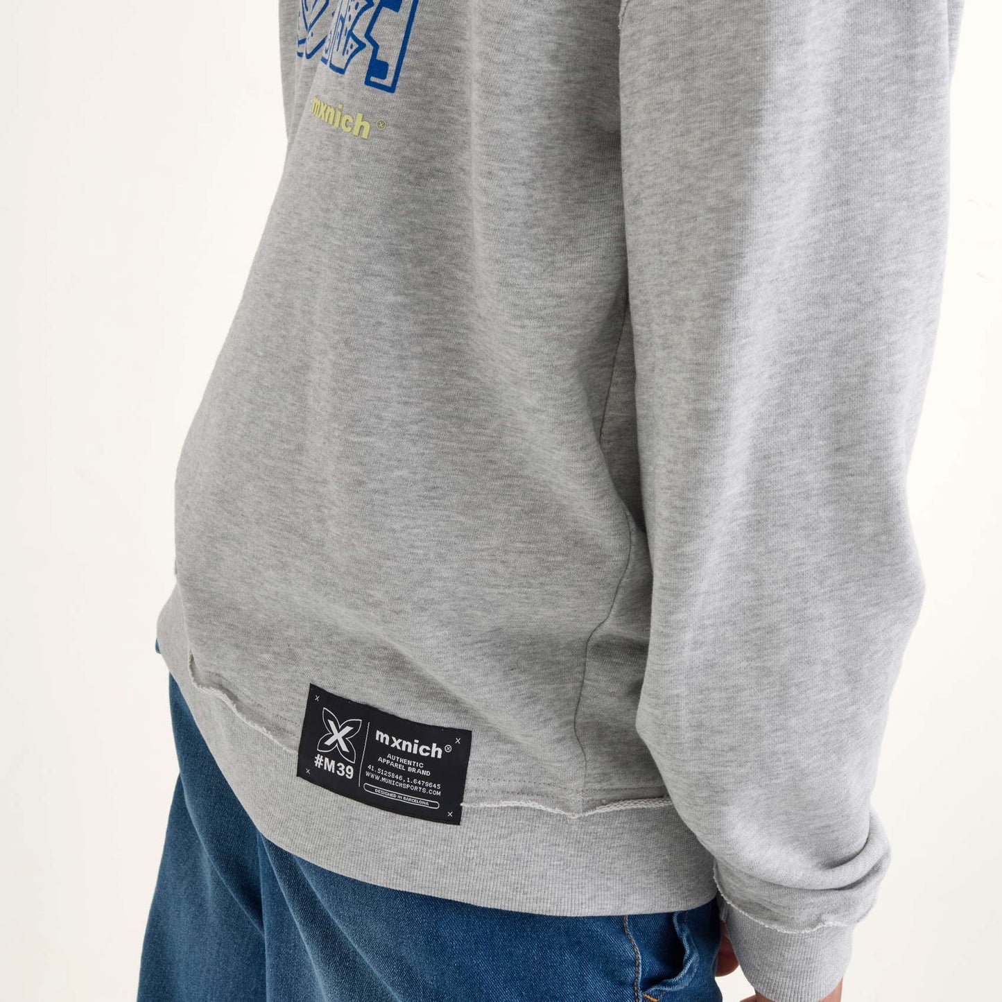 Munich 2507563 Space streetwear hombre de algodón gris
