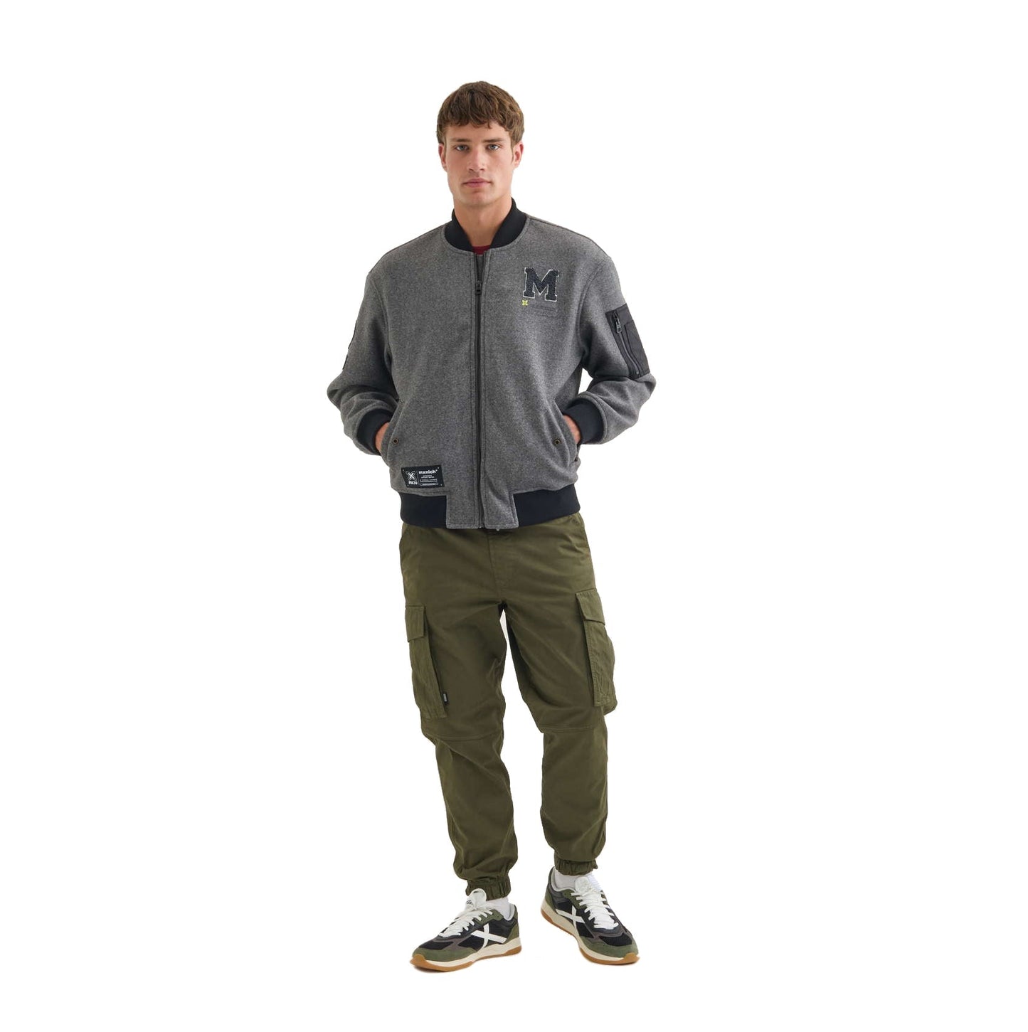 Munich 2507581 Blast streetwear hombre de poliéster plateado