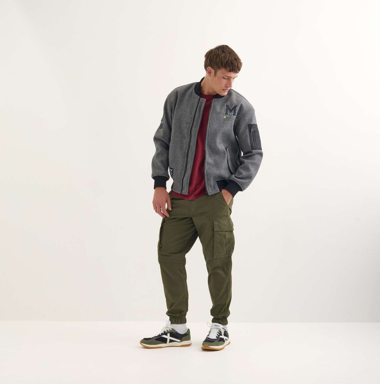Munich 2507581 Blast streetwear hombre de poliéster plateado
