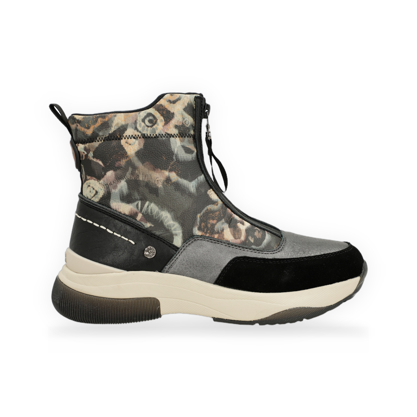 Anekke - Botín deportivo antracita estampado