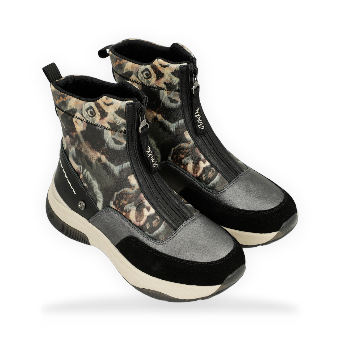 Anekke - Botín deportivo antracita estampado