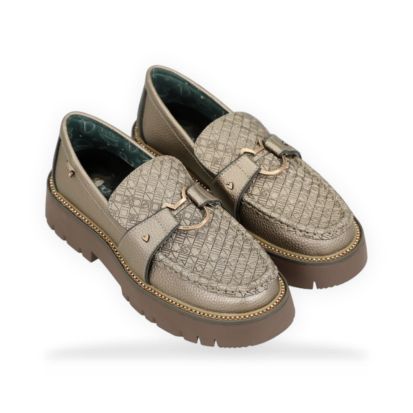 Anekke - Towanda Gold Loafers