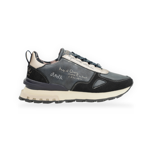 Anekke - Deportivos azul marino y beige