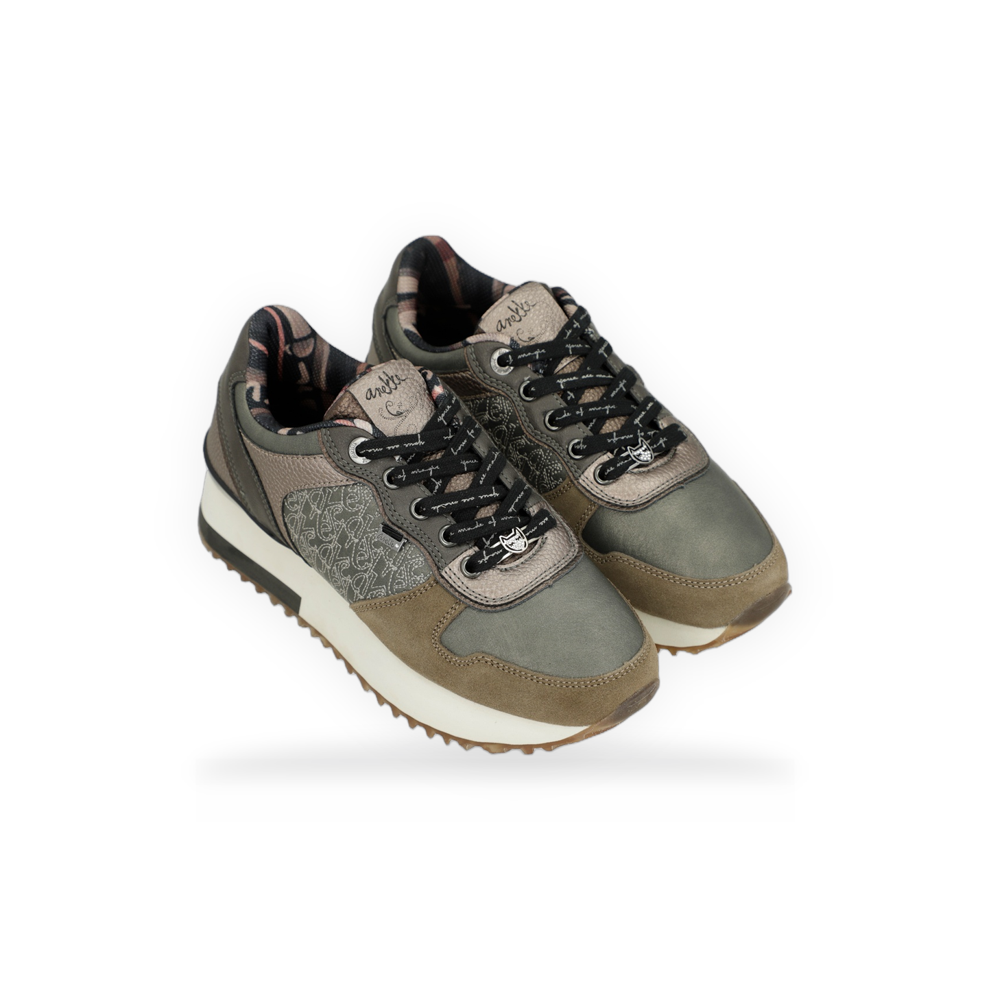 Anekke - Deportivos plataforma taupe