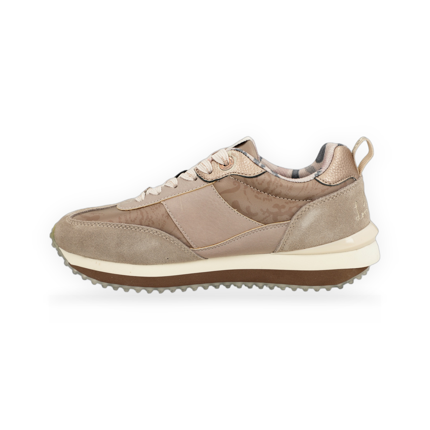 Anekke - Deportivos beige suela multicolor