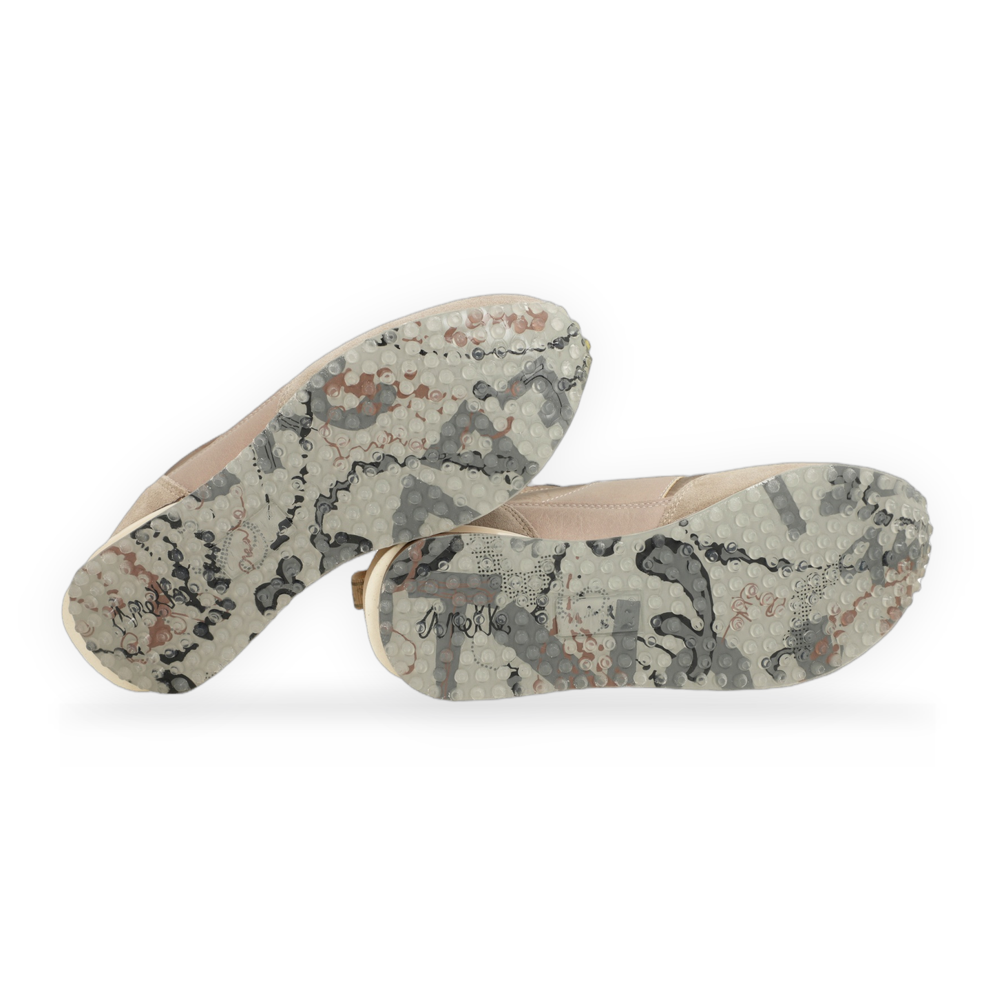 Anekke - Deportivos beige suela multicolor