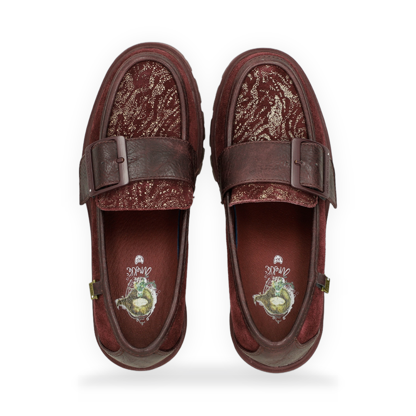 Anekke - Mocasines burdeos