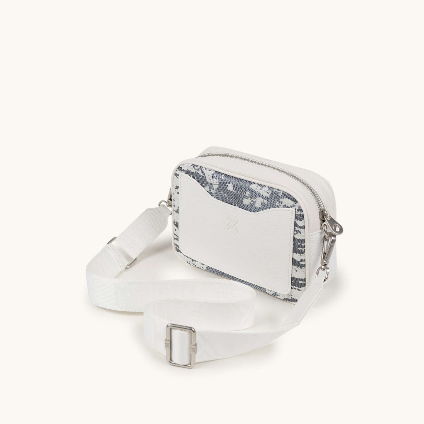 Munich 7113460 Block Fun Fw25 Crossbody Camera Blanco