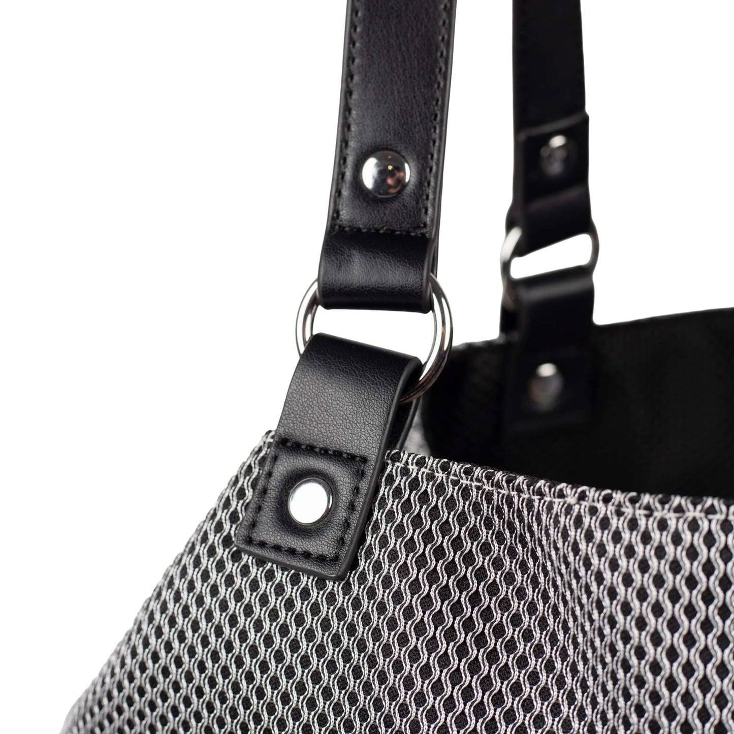 Munich Gogo Spin Reversible Tote Bag Black/White 7113552