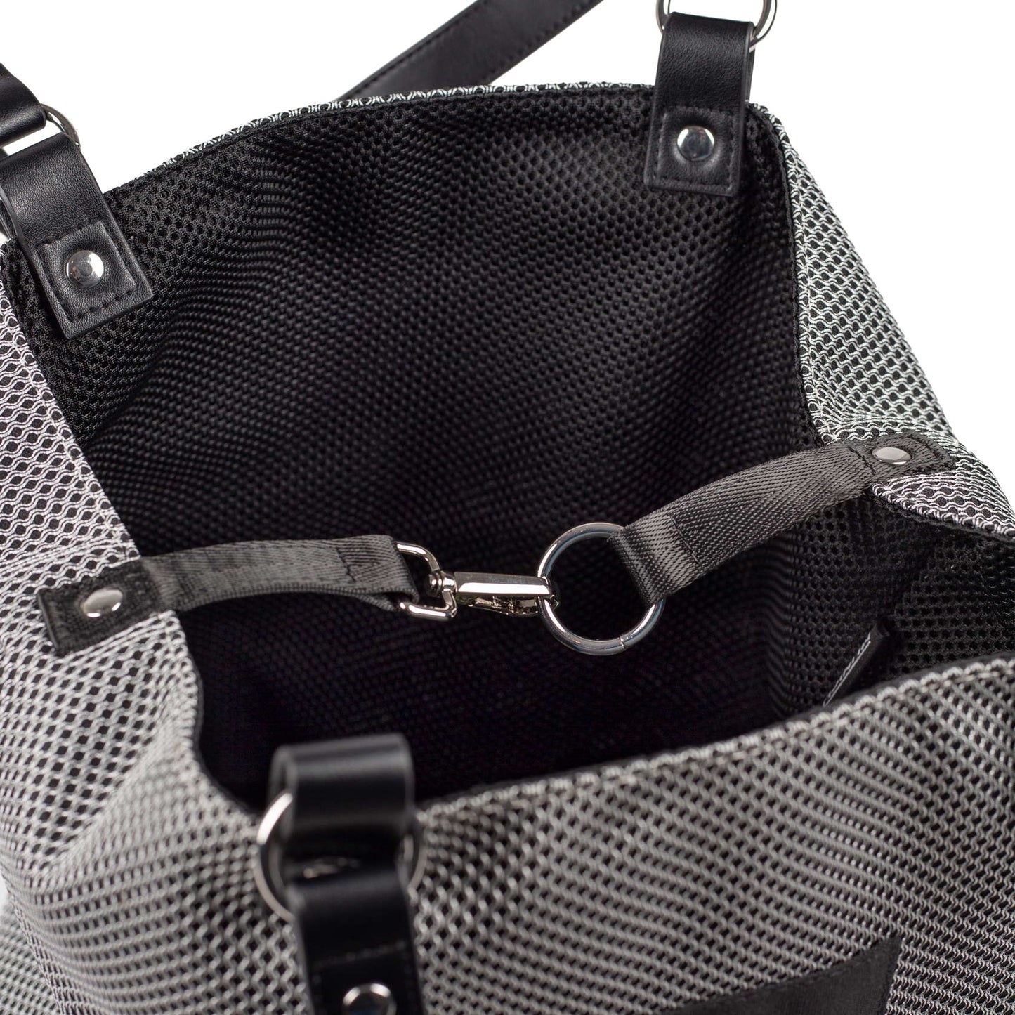 Munich Gogo Spin Reversible Tote Bag Black/White 7113552