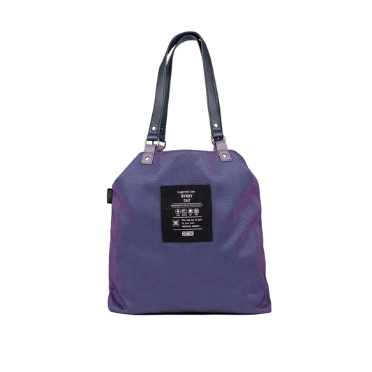 Munich Gogo Spin Reversible Tote Bag Purple/Aqua 7113554