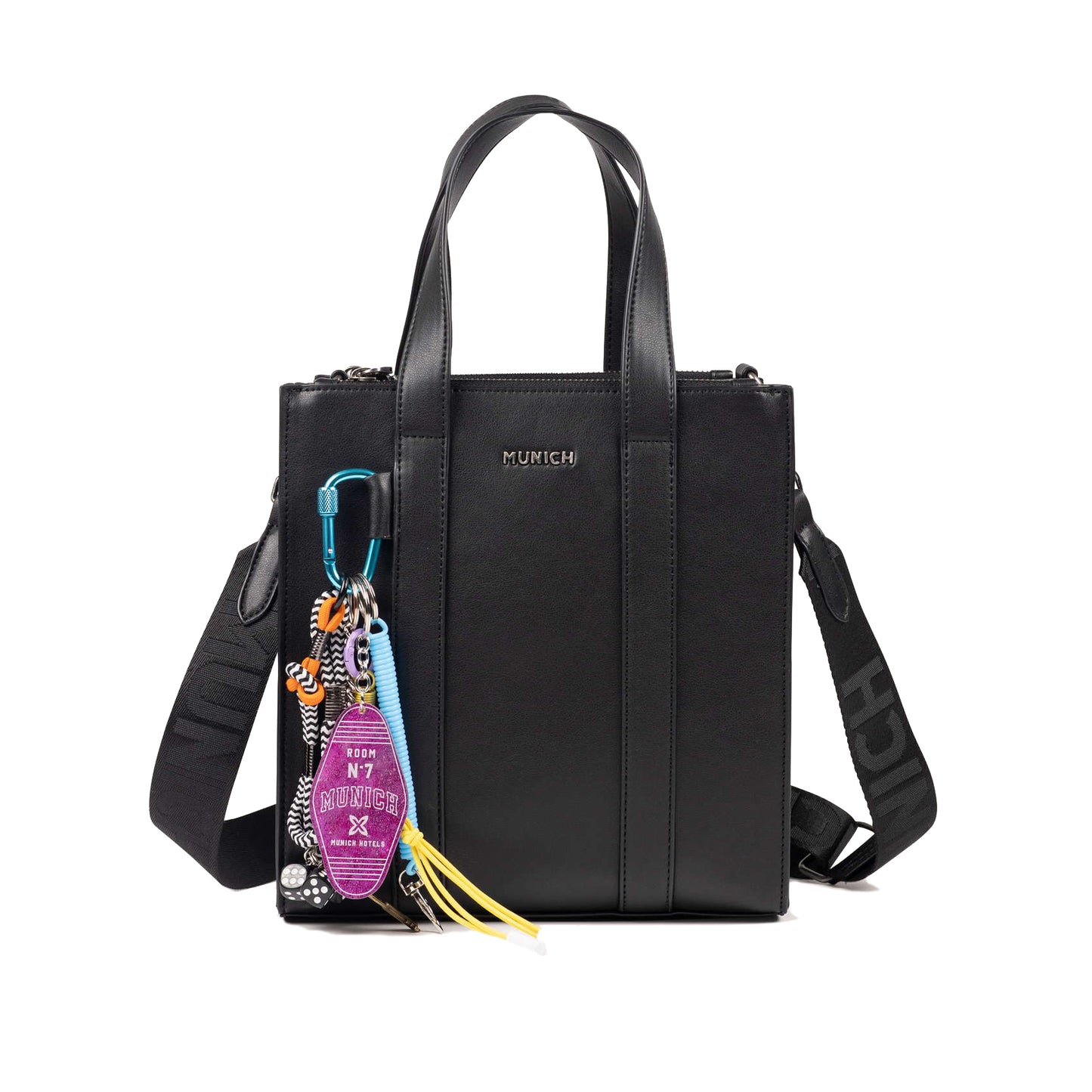 Munich Charms Crossbody Tote Black 7113582