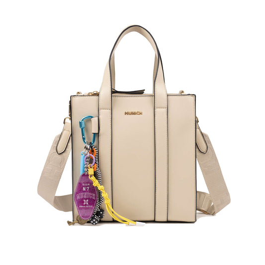 Munich Charms Crossbody Tote Cream 7113583