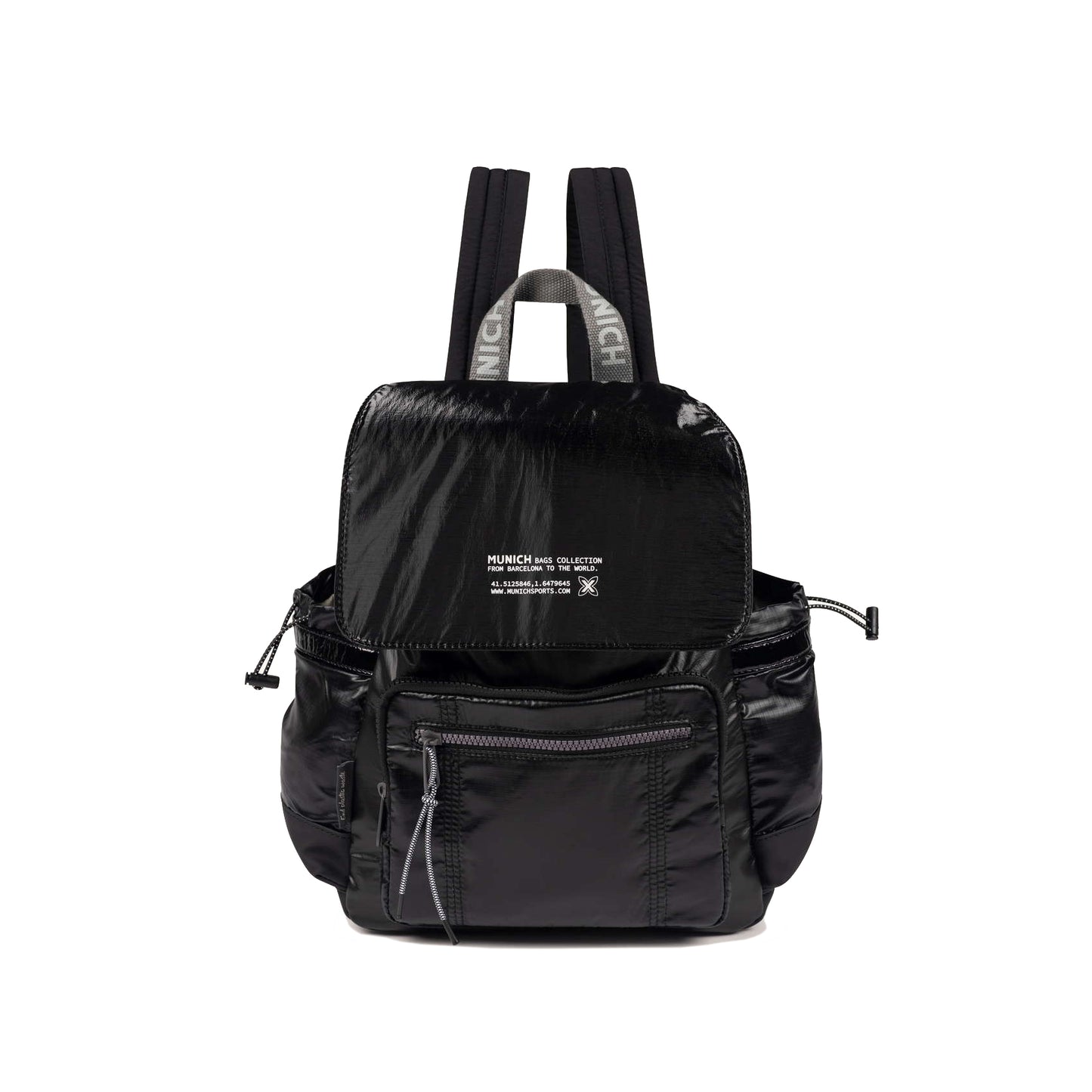 Munich Deep Recycled Backpack Black 7113586