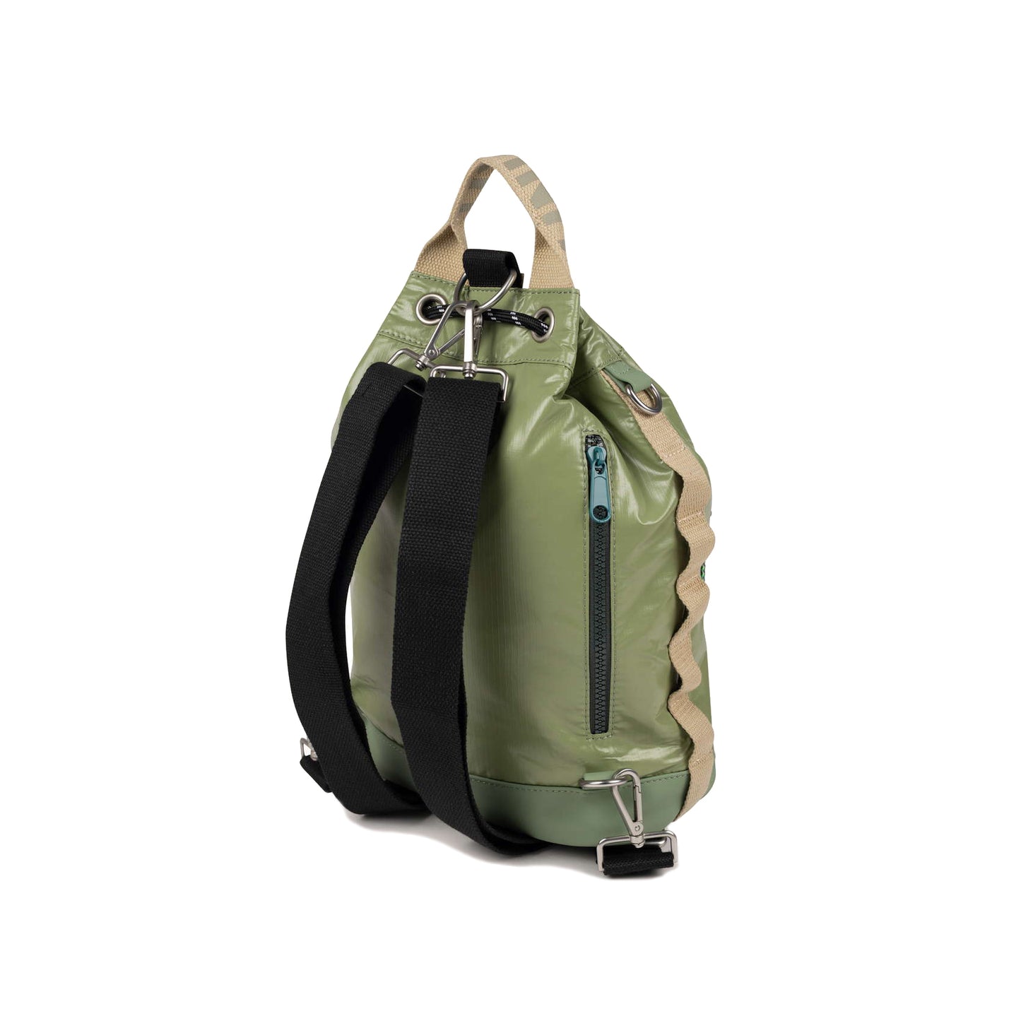 Munich Deep Recycled Drawstring Backpack Khaki 7113596