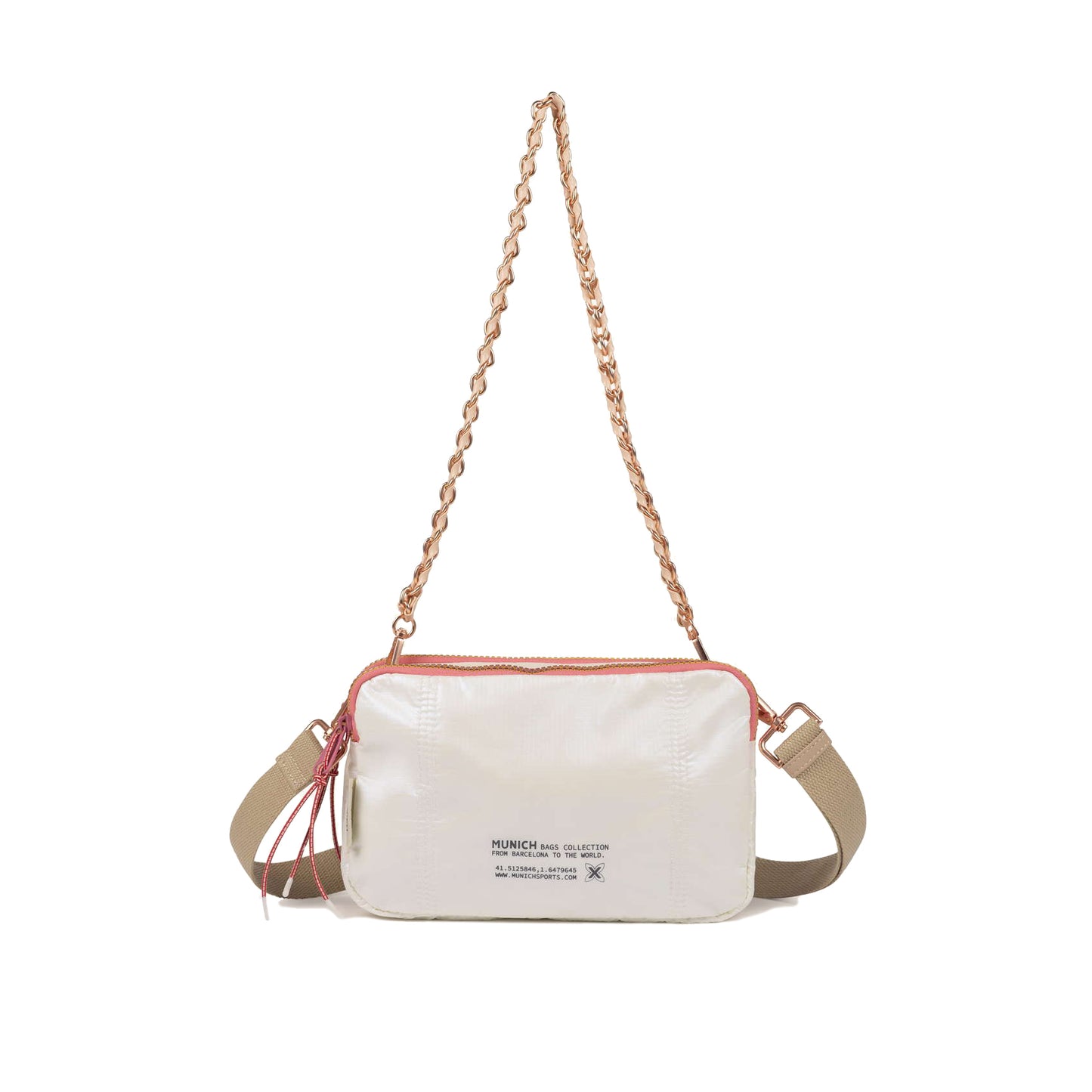 Munich Deep Recycled Crossbody Double Honey 7113599