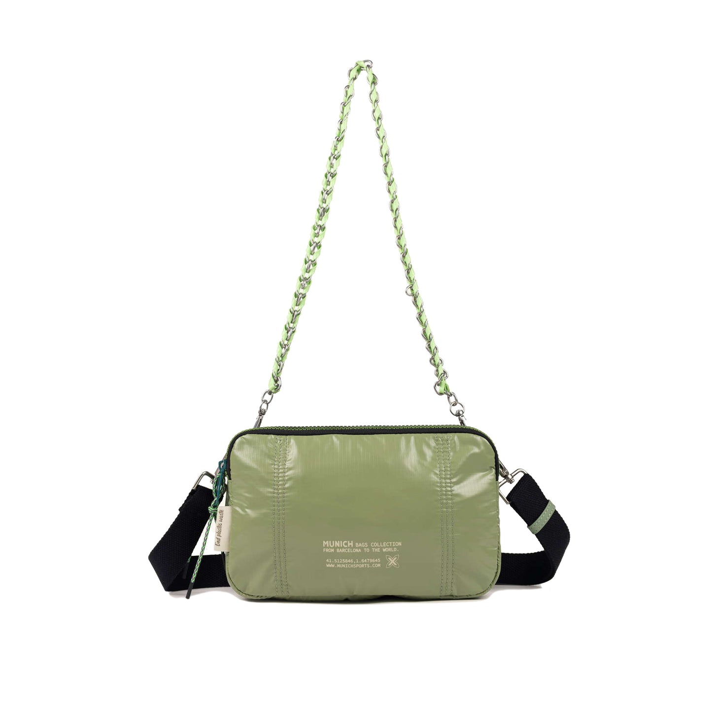 Munich Deep Recycled Crossbody Double Khaki 7113600