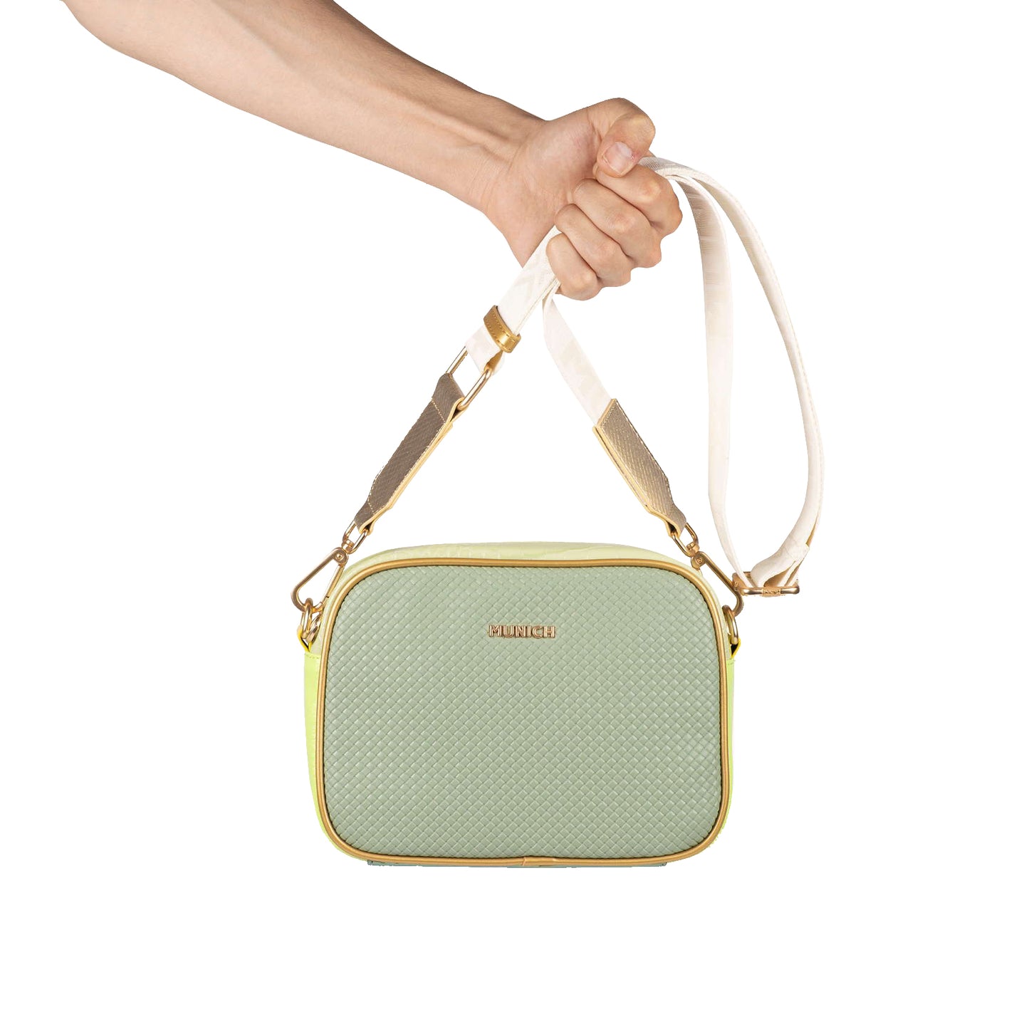 Munich Block Fun Mint Crossbody Camera 7113619
