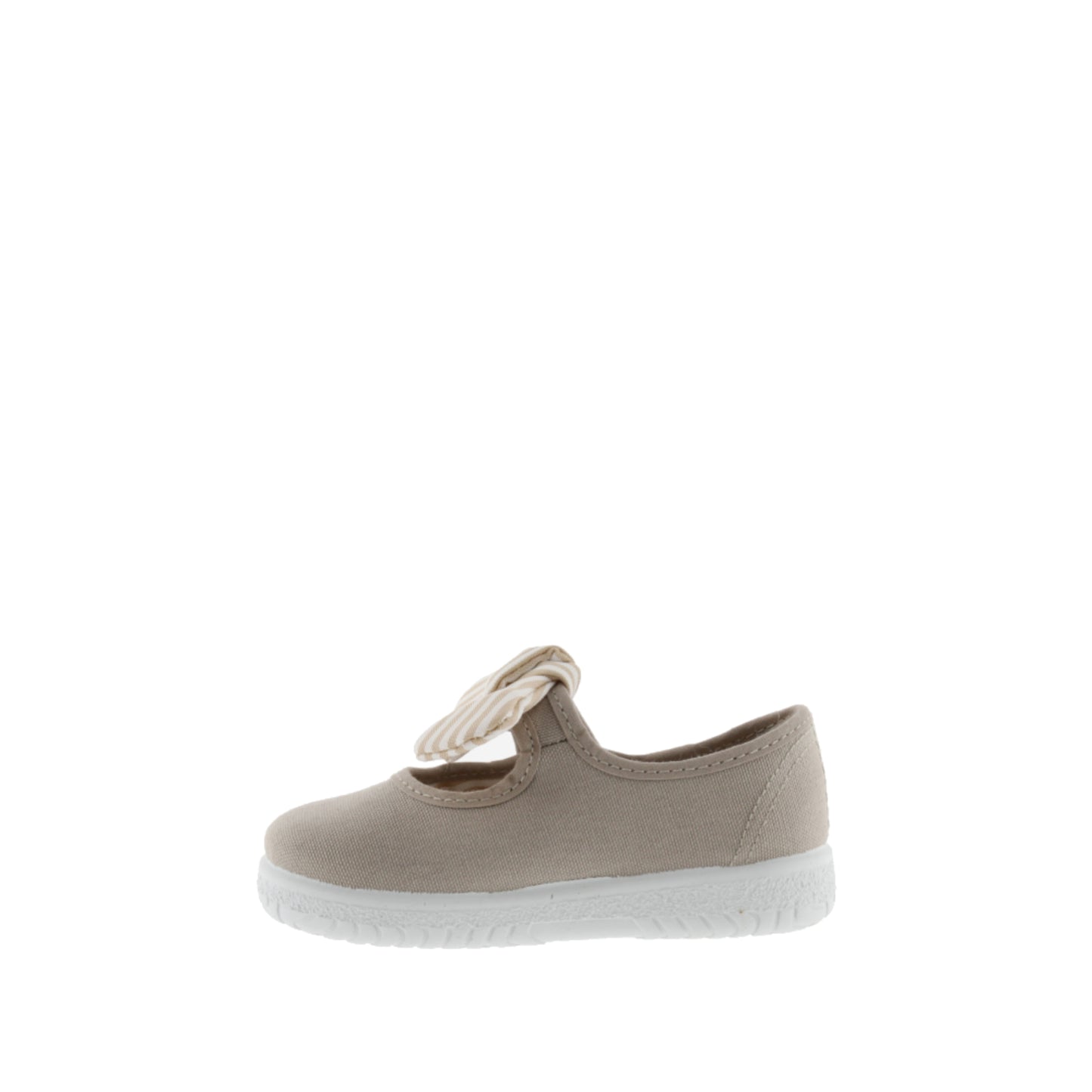 Victoria OJALÁ LONA PAÑUELO RAYAS BEIGE