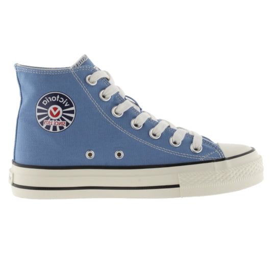 Victoria TRIBU BRILLO BLUE CANVAS BOOT